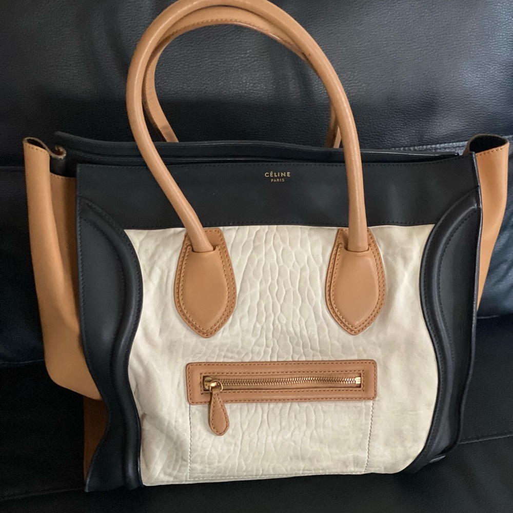Celine tri color luggage